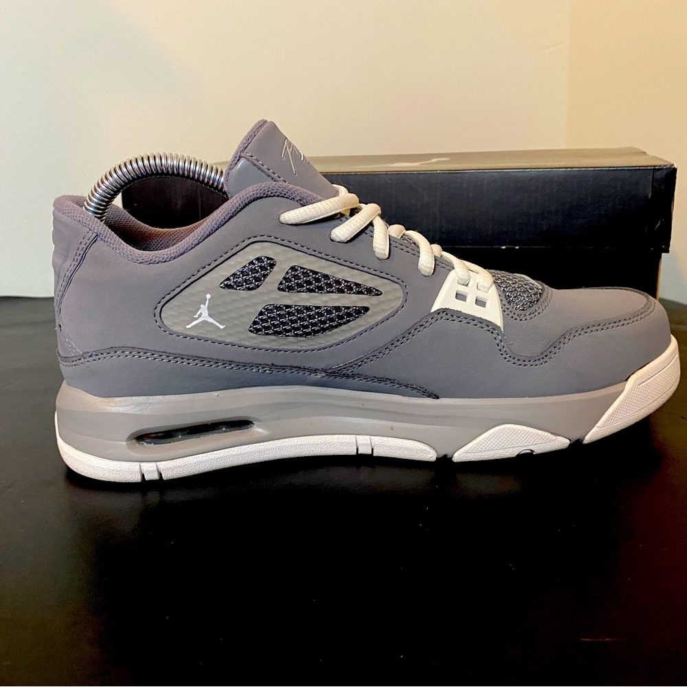Air Jordan Flight 23 rst low, cool grey/white, mens size 7, womens 9